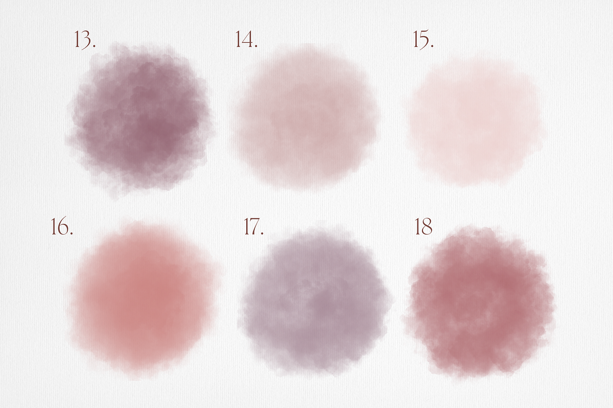 Lavender Watercolor Clip Art Set, a Texture Graphic by Minky Moo Creations (Photo 4 of 18)