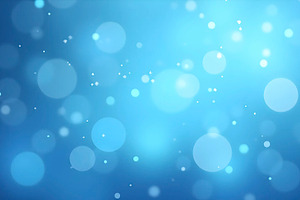 Blue Glitter Bokeh Winter Background, a Photo by LOGOCREATIVE