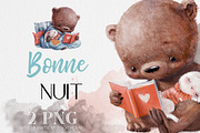 Bonne Nuit, an Animal Illustration by Eve Farb (Thumbnail 1 of 2)