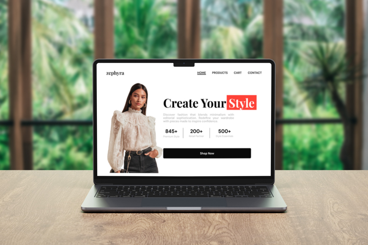 Zephyra - Editorial Fashion Landing, a Landing Page Template by productype1 (Photo 5 of 5)
