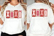 Crochet XOXO Valentine's Day PNG, an Illustration by OK Design (Thumbnail 3 of 6)