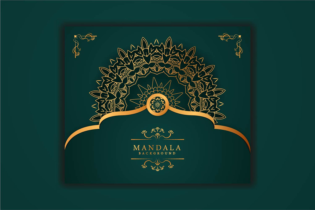 6 Luxury mandala background | SVG, a Decorative Illustration by vectorartificer (Photo 6 of 7)