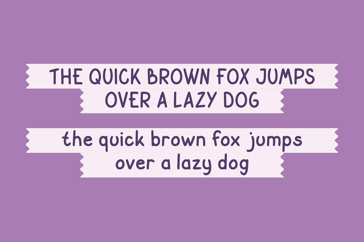 Qubiqu - Cute Handwritten Font, a Handwritten Font by Pikgura (Photo 5 of 6)