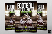 Football Flyer, a Flyer Template by FlyerPig (Thumbnail 1 of 3)