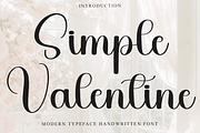 Simple Valentine, a Handwritten Font by InermediaSTUDIO (Thumbnail 1 of 8)