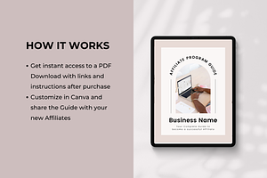 Affiliate Program Guide Template