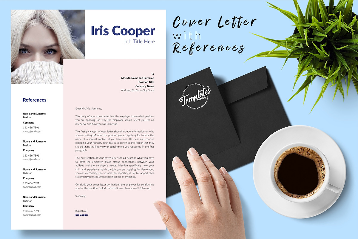 Modern Resume Template / CV - Iris, a Resume Template by Templates Design Co. (Photo 7 of 17)