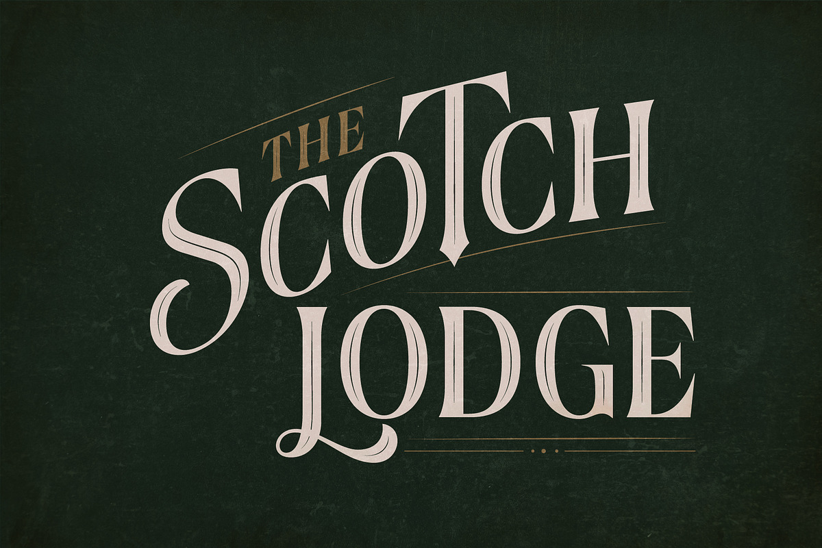 Devils Cut - Vintage Label Typeface, a Serif Font by Surplus Type Co (Photo 8 of 9)