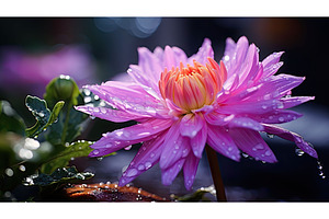 garden watering flower ai generated, a Nature Photo by pikepicture