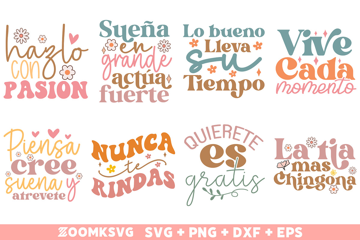 Latina Women Quotes SVG Bundle, an Illustration by ZoomkSVG (Photo 5 of 7)