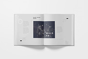Square Hardcover Book Mockups, a Print Template by GfxFoundry (Thumbnail 3 of 6)