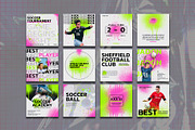SoccerStyle Instagram Template | PSD, a Social Media Template by Azruca (Thumbnail 5 of 6)