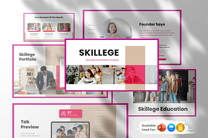 Skillege Presentation Template, a Presentation Template by Analogous Temp