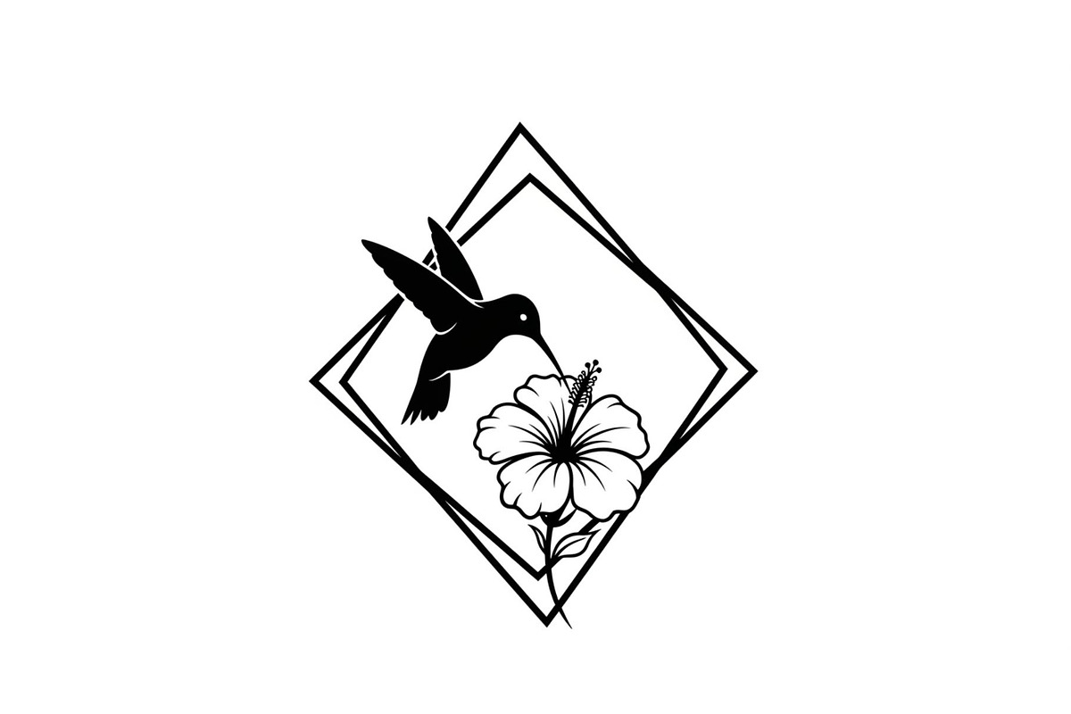 Hummingbird Flower Design Bundle, an Illustration by Designs_River (Photo 13 of 31)