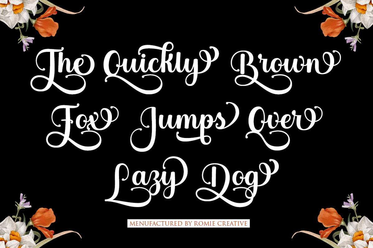 Bertha Script, a Script Font by Romiecreative (Photo 8 of 10)