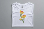 Botanical Floral Retro Embroidery, a Decorative Illustration by Purpose Ekbal (Thumbnail 2 of 3)