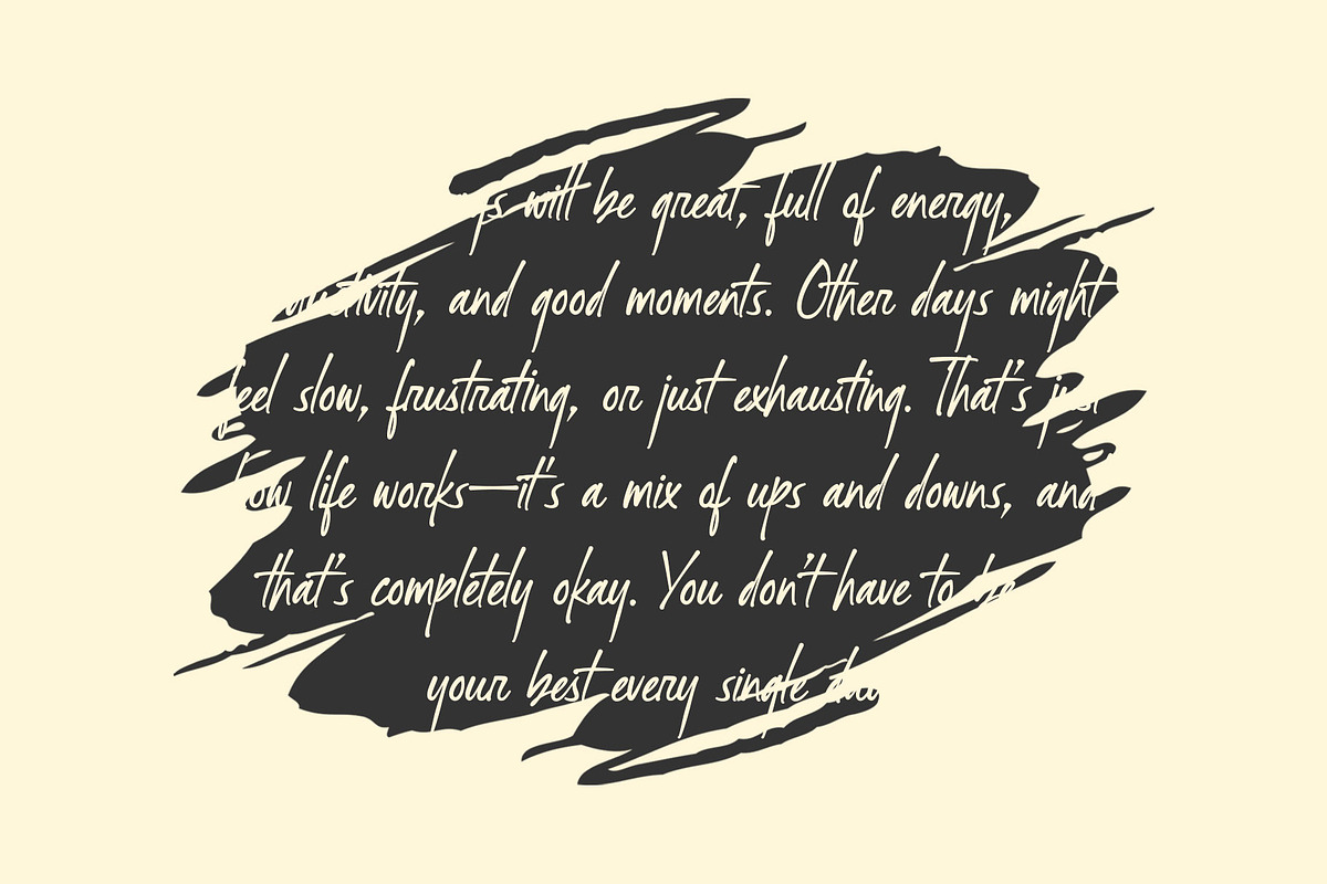 Silent Thinker | Quick Handwritten, a Handwritten Font by Lemonthe (Photo 2 of 7)