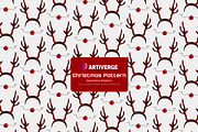 Christmas Mask Icon Seamless Pattern, a Graphic by Artiverge (Thumbnail 1 of 7)