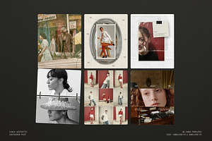 Vintage Texture Social Media Kit, a Social Media Template by Pani Temp.