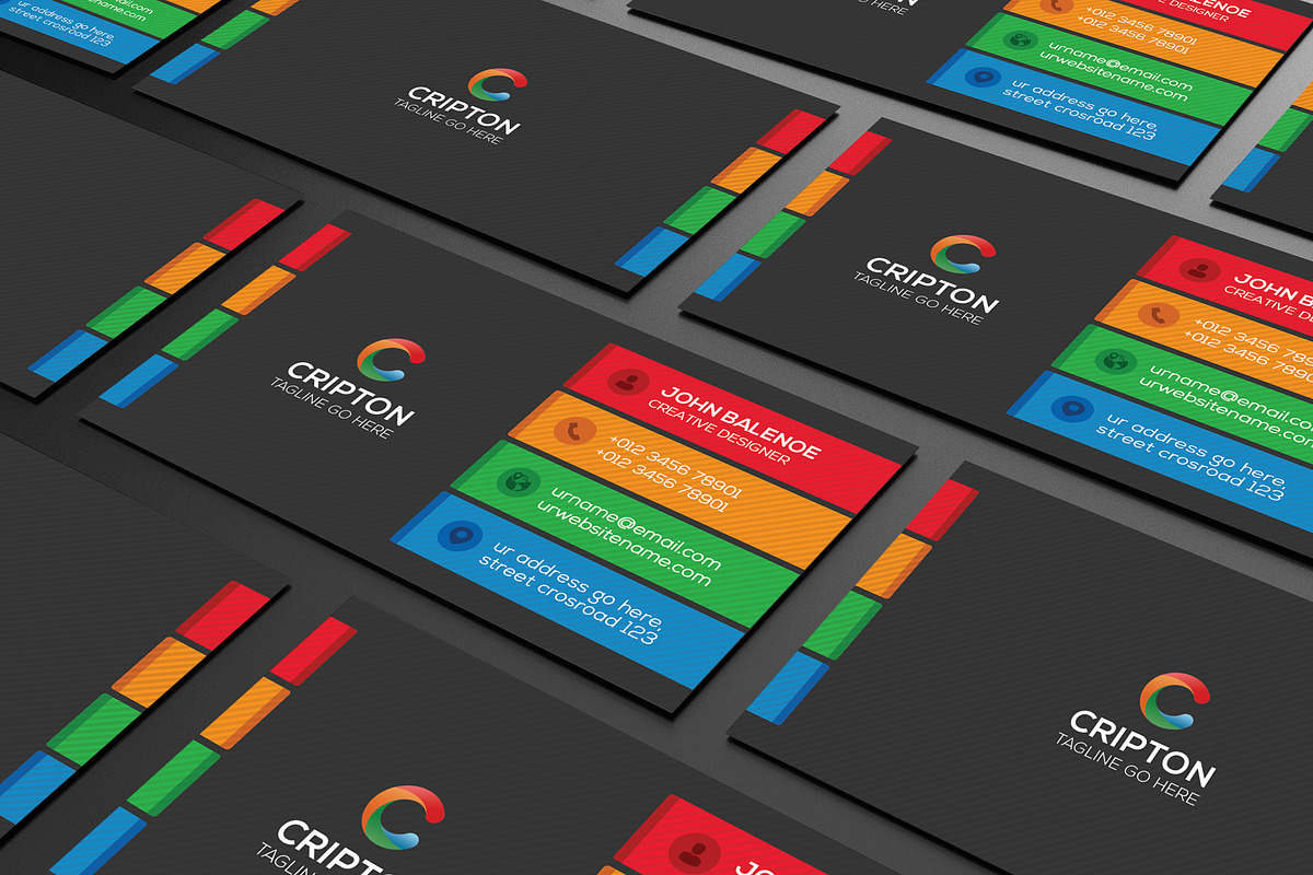 Colorful Business Card, a Business Card Template by Creative_Arts (Photo 4 of 4)
