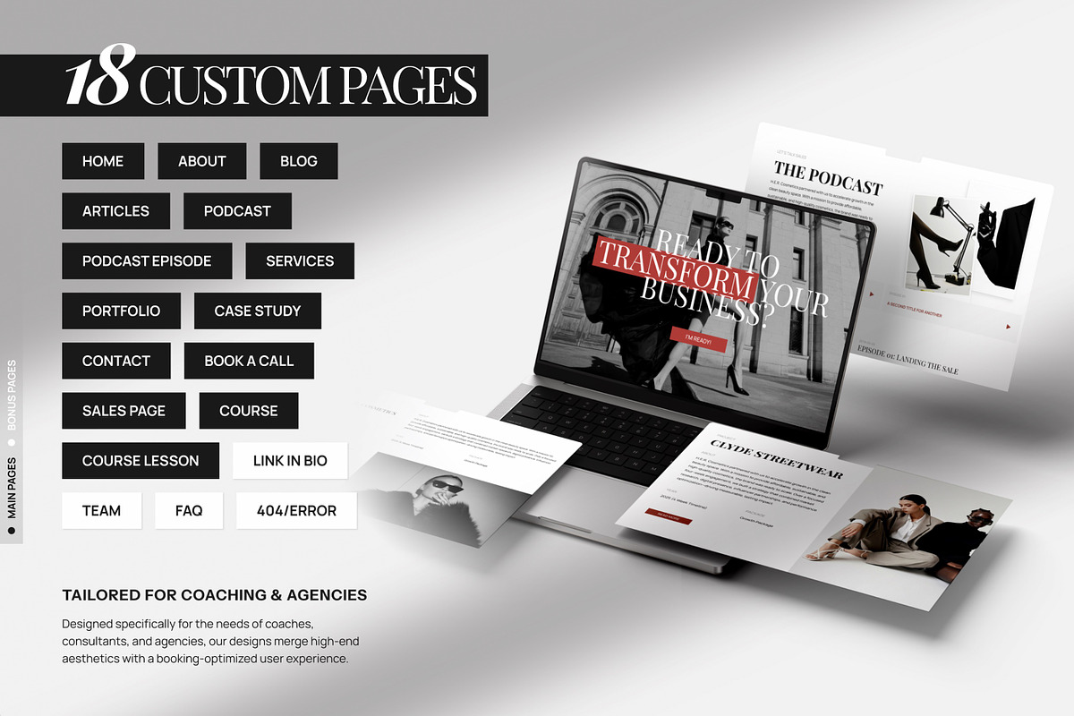 Squarespace Template for Coaching preview 6