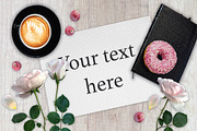 Floral Scene Creator + 5 Mock Ups., a Mockup by ClipArtRoom (Thumbnail 6 of 7)