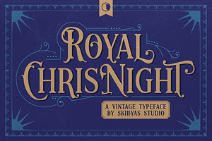 Royal Chrisnight A Vintage Font