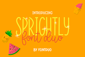 Sprightly FD - A Font Duo