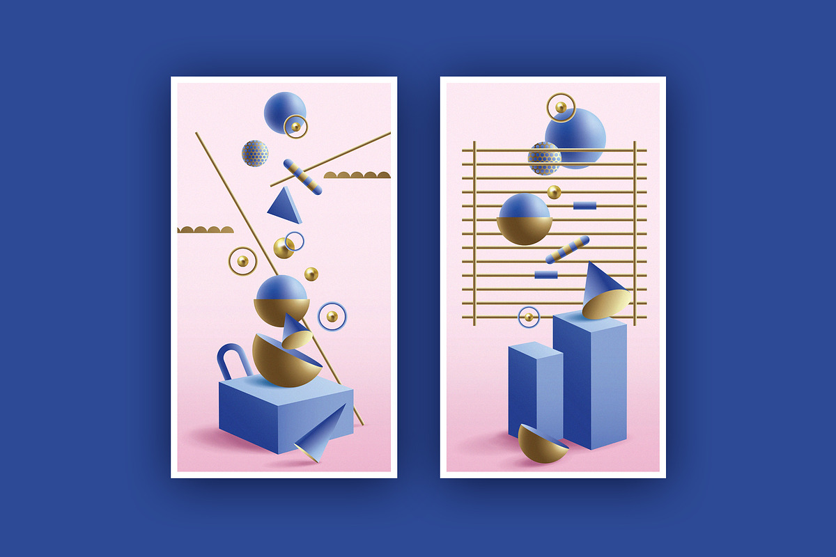 Illusion- 3D Geometric Objects, an Object Graphic by Polar Vectors (Photo 17 of 21)