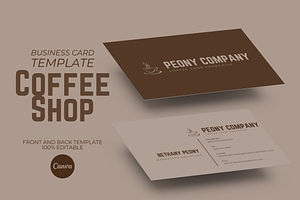 BUSINESS CARD Coffee Shop