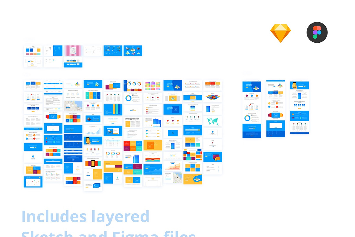 Simple and white UI Kit, an UI Kit Template by Amazing Custom Icons