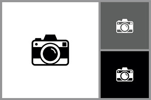 Simple Camera Icon for Photography, a Branding & Logo Template by quadrazo