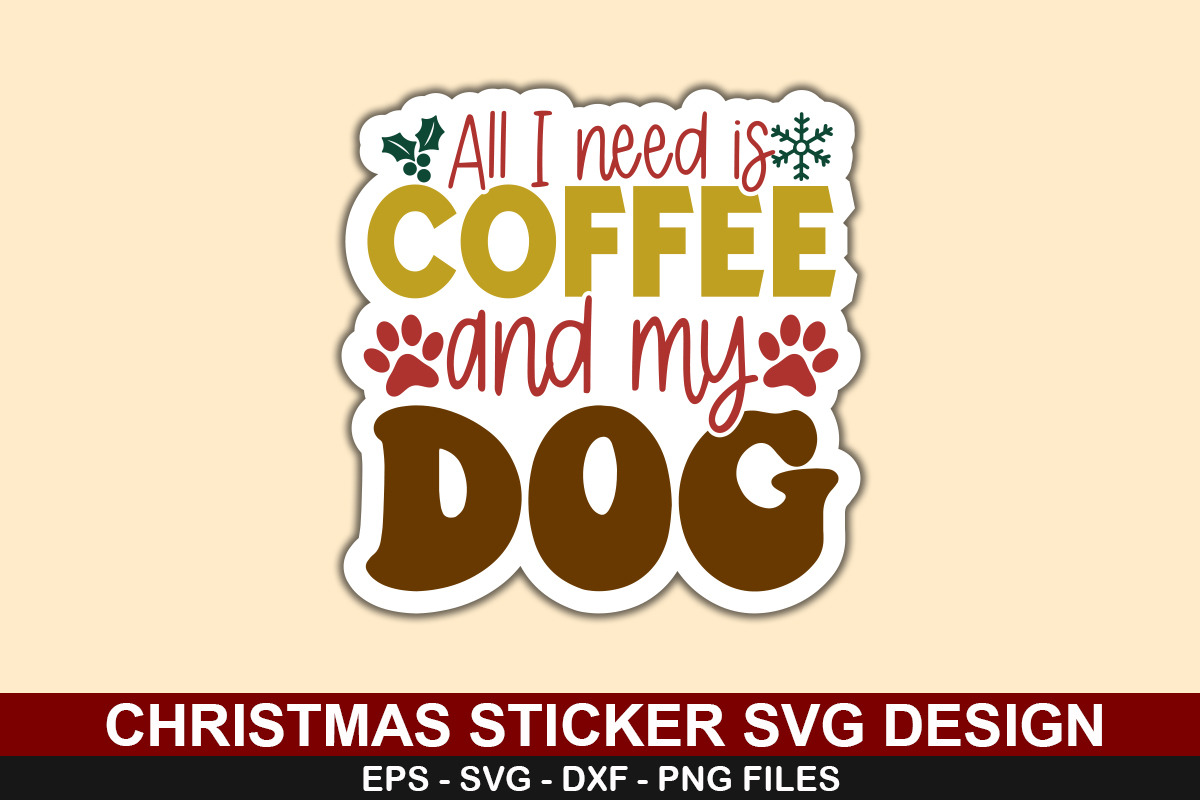 Christmas Sticker SVG Bundle, a Texture Graphic by crative8112 (Photo 2 of 7)
