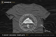 T-Shirt Design Template - 001, an Object Graphic by KENEDIK DESIGN STUDIO (Thumbnail 5 of 7)