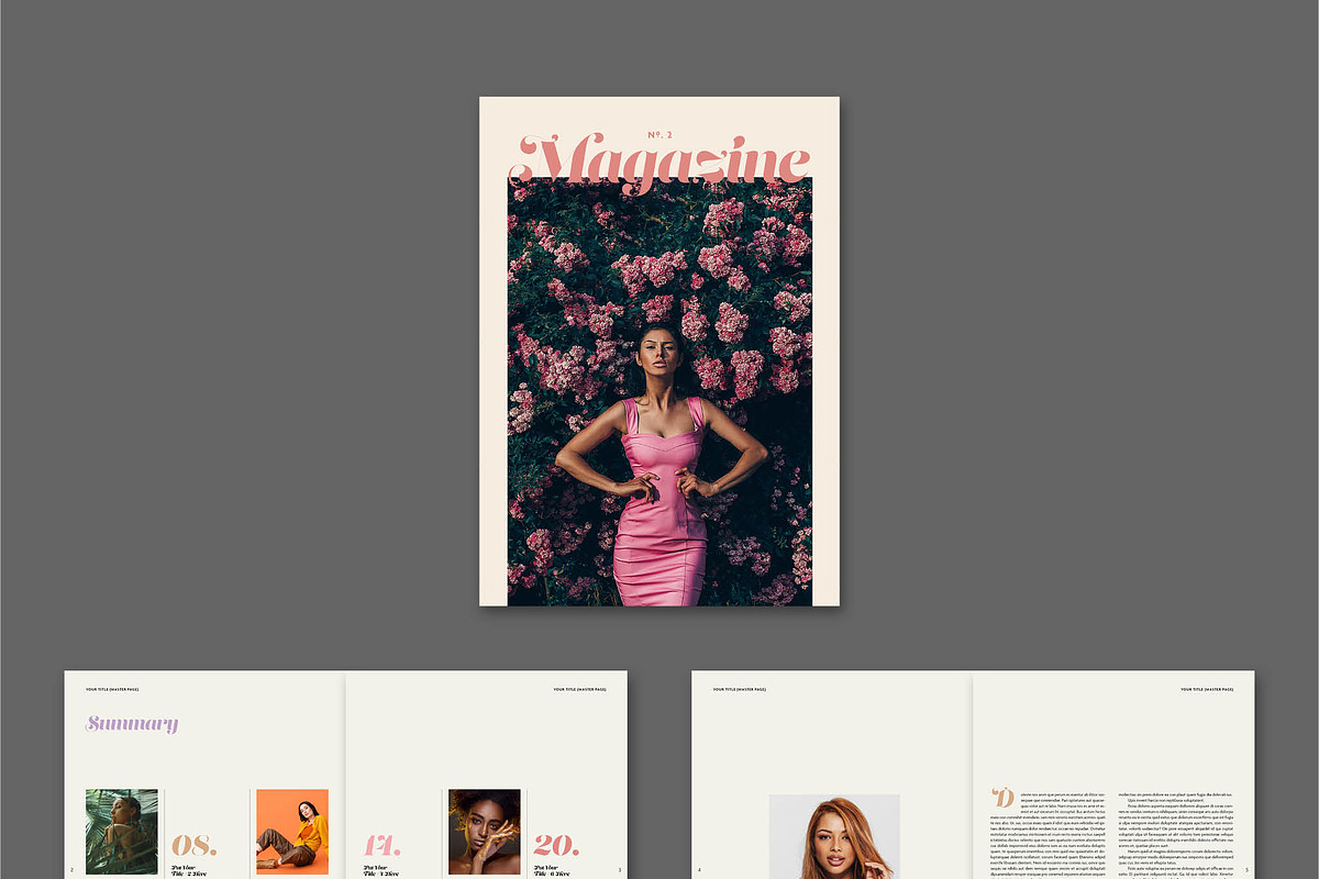 Colorful Print Magazine Layout, a Magazine Template by tomsarraipodesign (Photo 2 of 2)