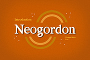 Neogordon Serif Font, a Sans Serif Font by UICreative (Thumbnail 1 of 4)