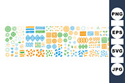 Abstract Geometric Shape Pack, an Illustration by designvectx (Thumbnail 1 of 3)