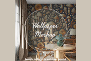 Wallpaper Mockup in Home Interior, a Product Mockup by MockupArtDesign (Thumbnail 1 of 9)
