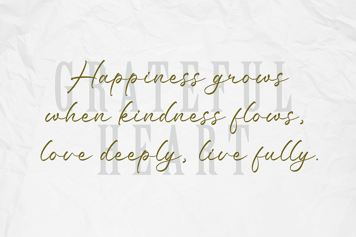 Realisma - Stylish Script, a Script Font by Graha Type (Photo 2 of 12)