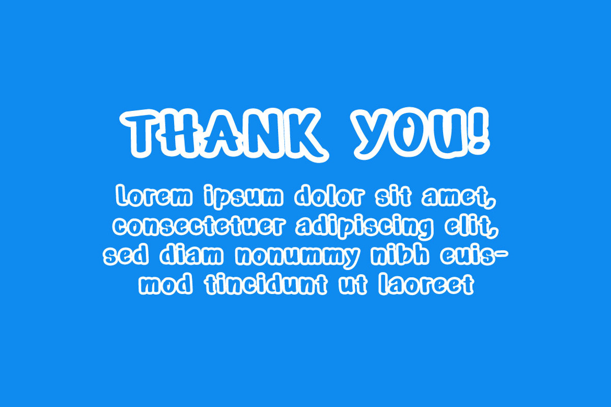 Pendora - Outline Display Font, a Sans Serif Font by Mightyfire (Photo 3 of 3)