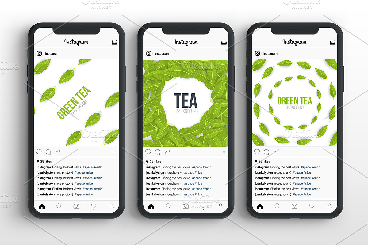Green Tea banners, a Social Media Template by Leo Edition (Photo 2 of 4)