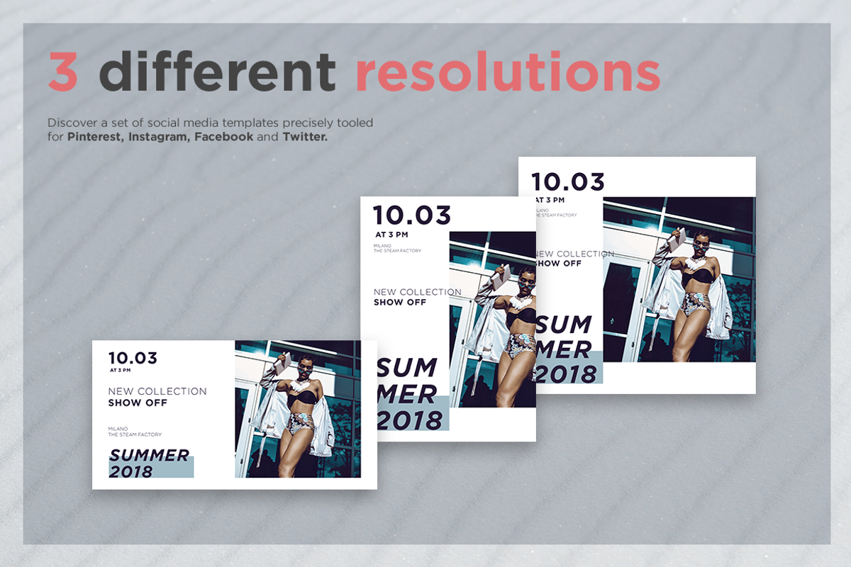 Fashion Social Media Pack, a Social Media Template by MVP Factory (Photo 2 of 6)