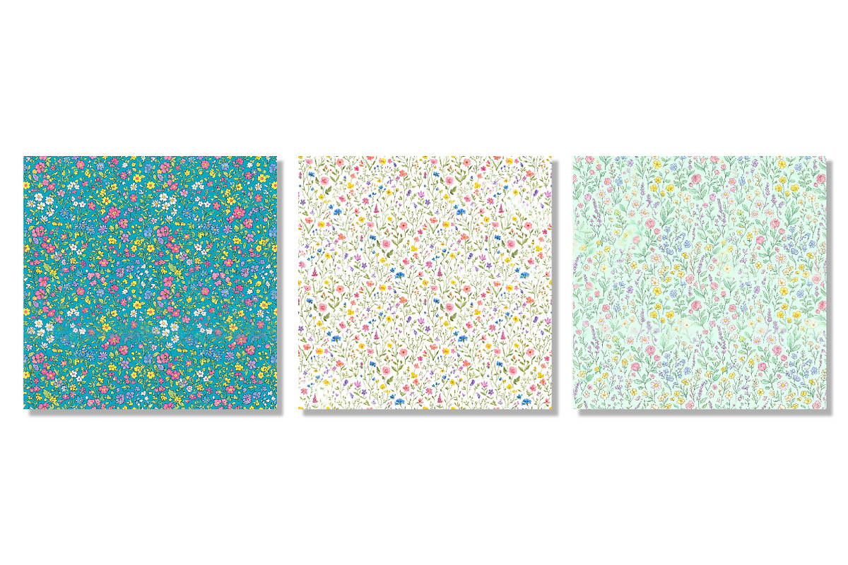Seamless Ditsy Floral Pattern, a Texture Graphic by Dream Creation (Photo 6 of 6)