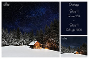 50 Night Sky Overlays, a Texture Graphic by LovePhotoMoment (Thumbnail 12 of 16)