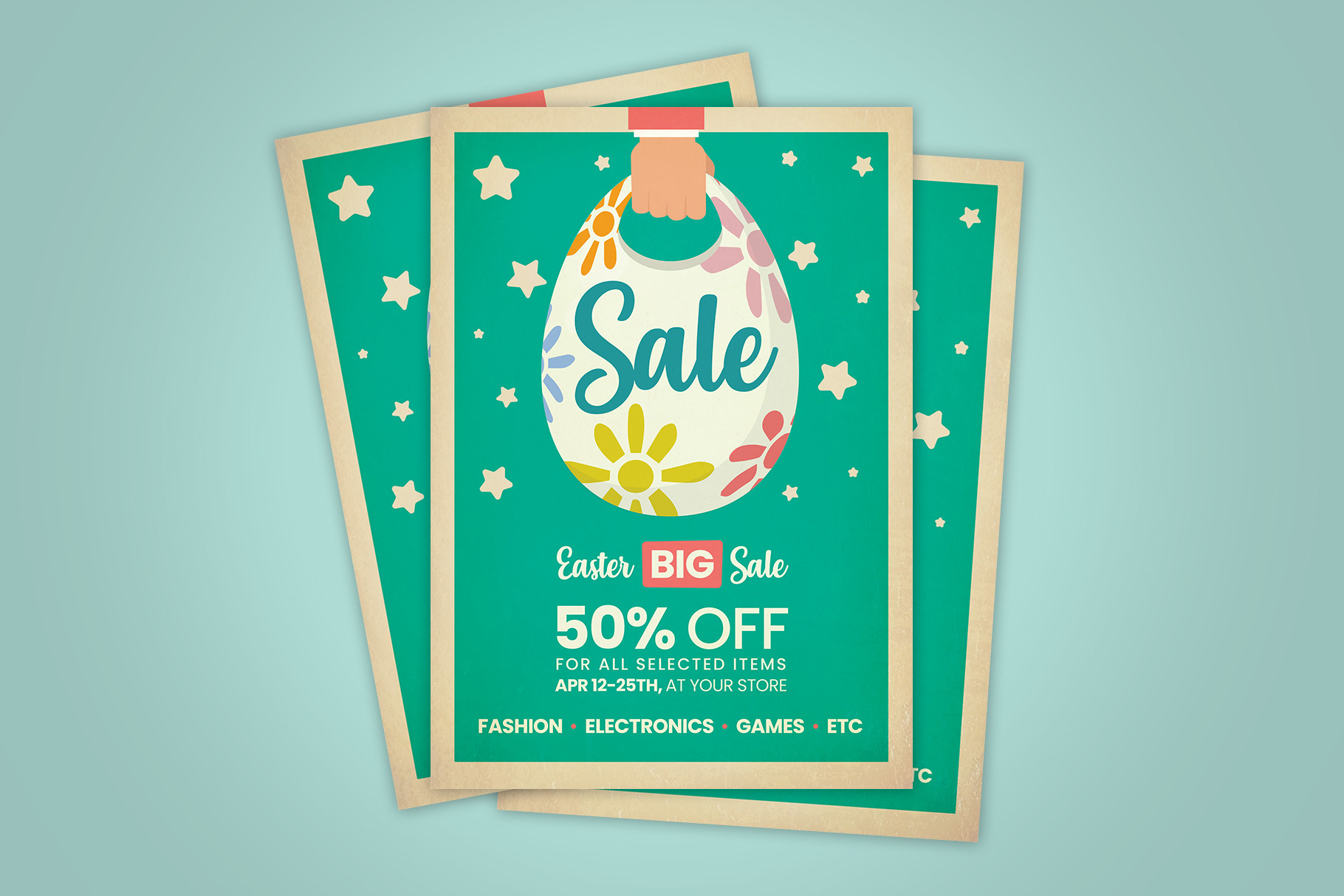 Easter Sale by Graphr  Creative Market