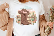 Western Cowgirl Coquette Country PNG, an Illustration by Designking (Thumbnail 4 of 4)