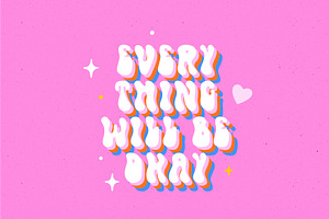 Bright Colors Playful Color Font