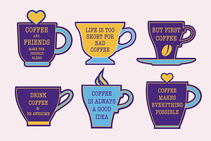 Coffee Lover Badges