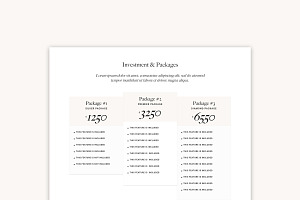 Entrepreneur Pricing Packages Page