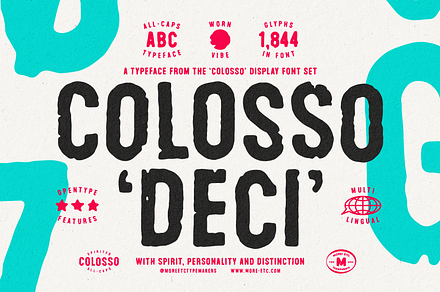Colosso Deci Display Font